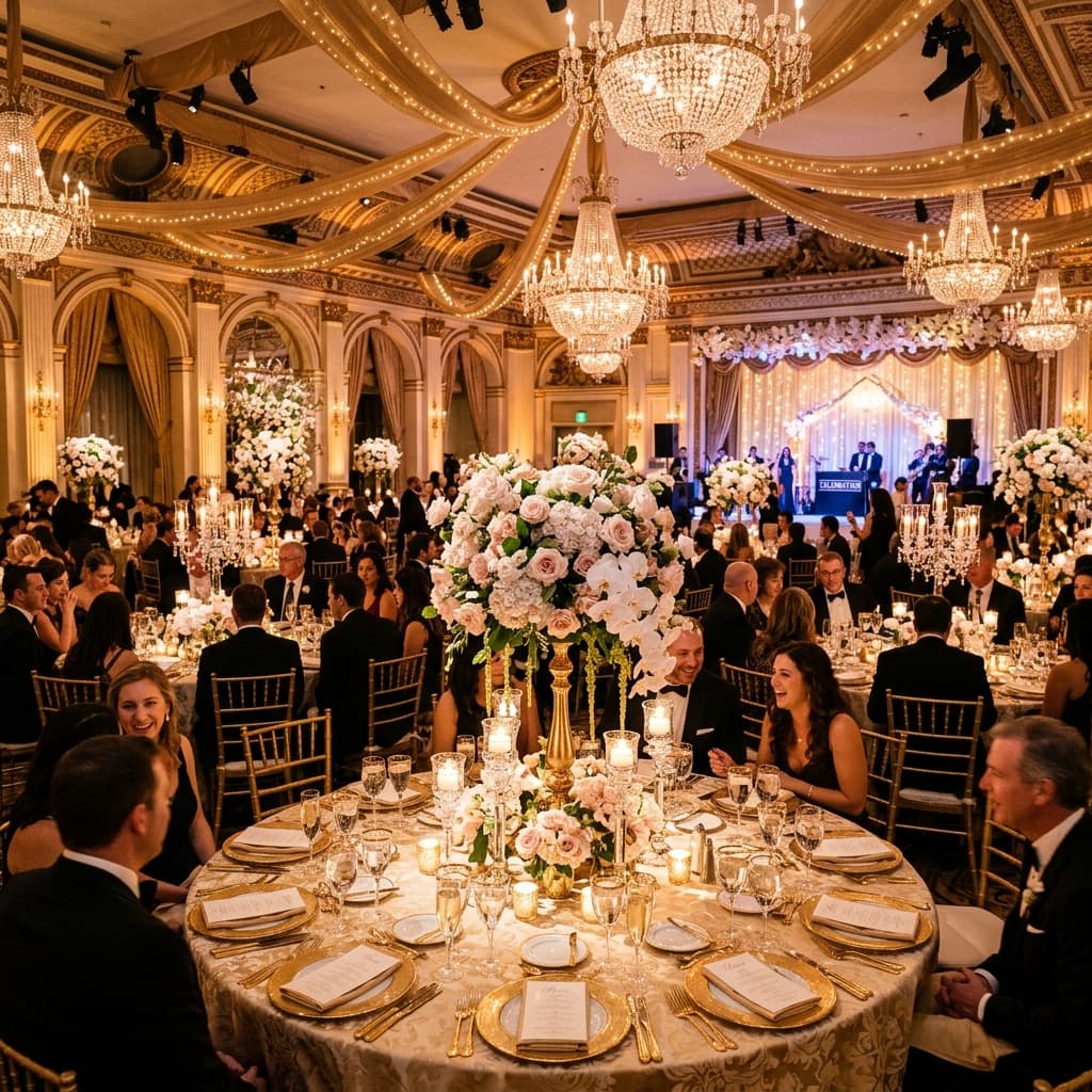 Elegant formal dining table setting by Monara Catering